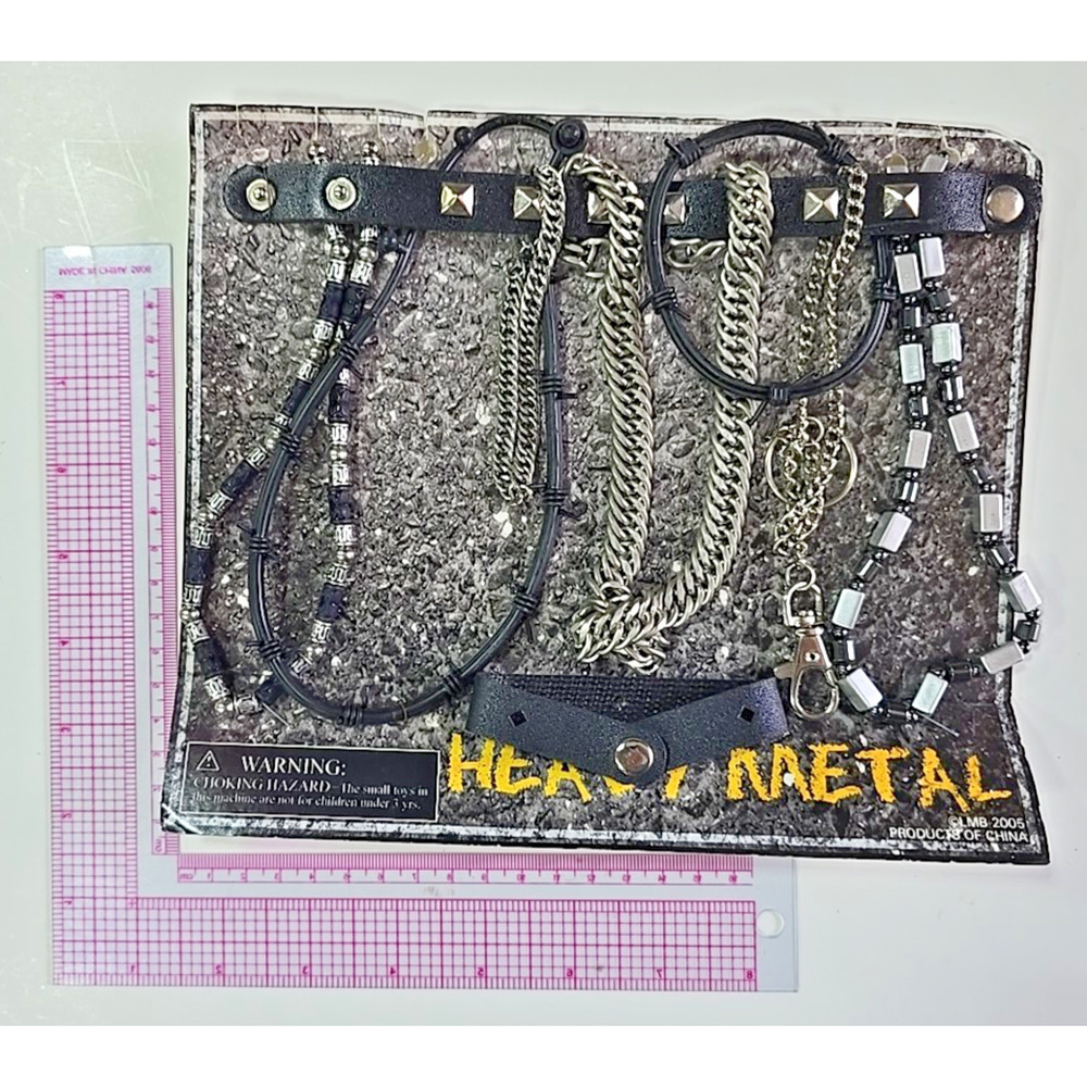 Vintage‎ Vending Display Board Heavy Metal 0594
